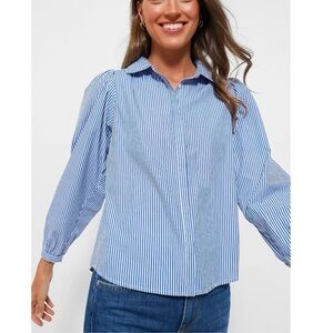 NWOT Tuckernuck Blue Stripe Palmer Button Down XS